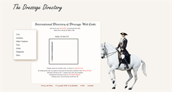 Desktop Screenshot of dressage.net.au